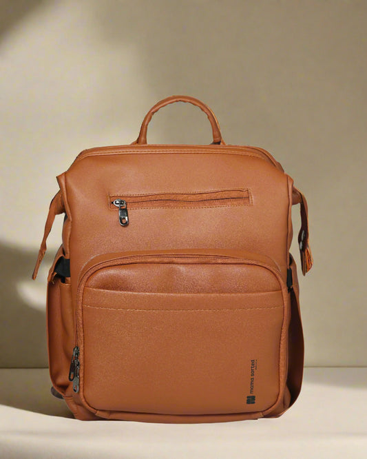 Mama Sorted Premium Baby Diaper Bag - Vegan Leather | 30L Travel-Ready