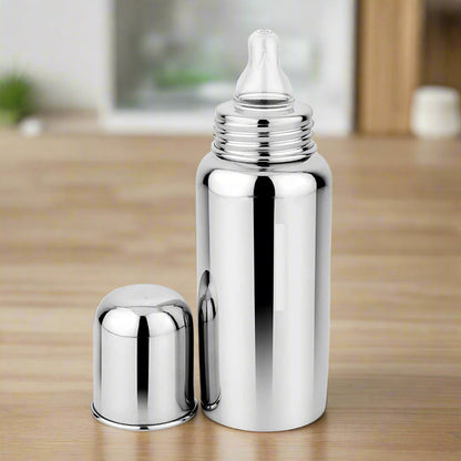 Stainless Steel Baby Bottle – Safe, Anti-Colic & Leak-Proof