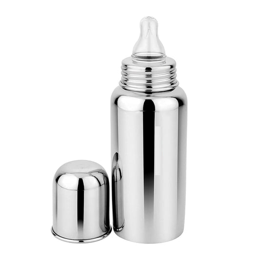 Stainless Steel Baby Bottle – Safe, Anti-Colic & Leak-Proof