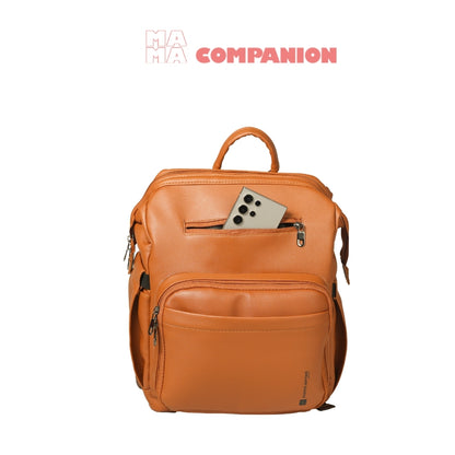 Premium Vegan Leather Baby Diaper Bag