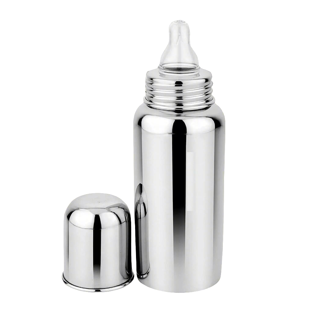 Stainless Steel Baby Bottle – Safe, Anti-Colic & Leak-Proof